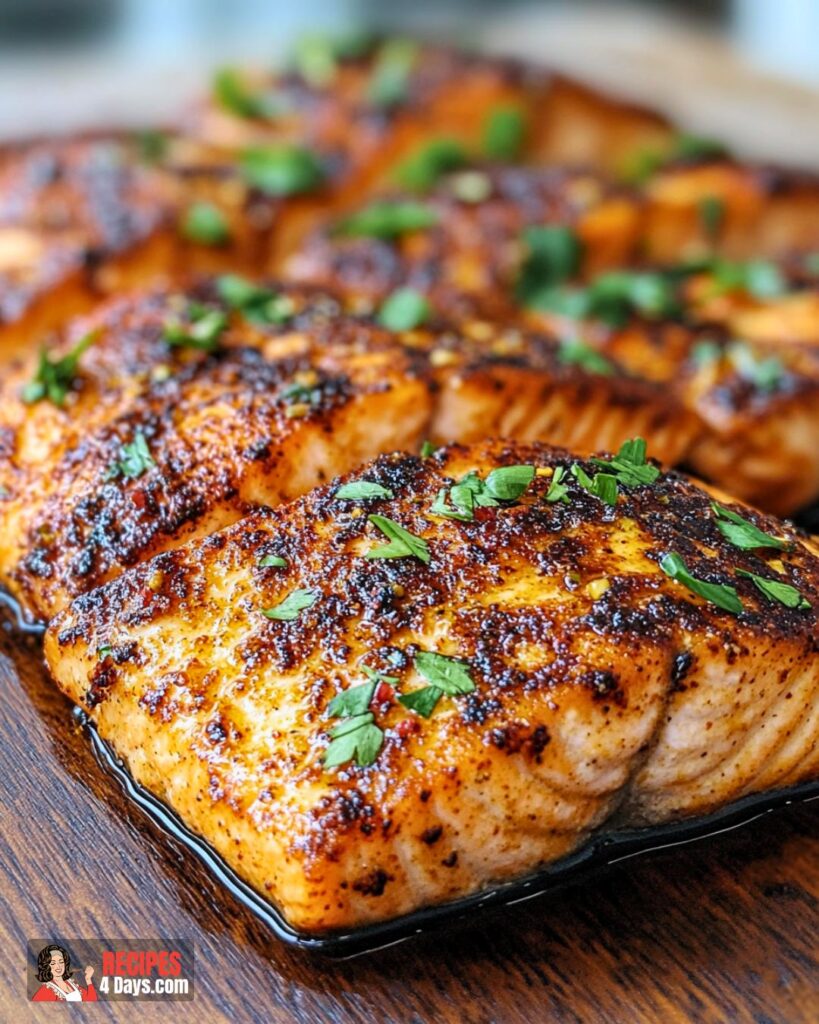 Easy Sweet & Spicy Air Fryer Salmon Recipe