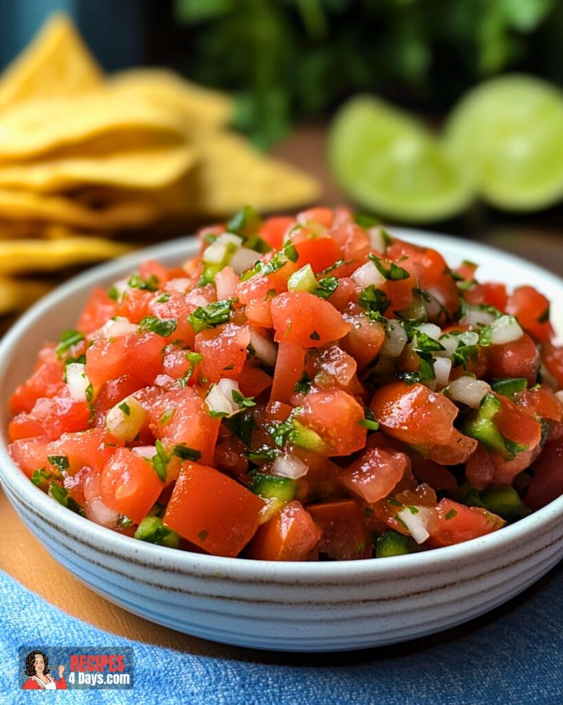 Making Fresh Tomato Salsa with Roma Tomatoes