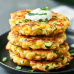 Fresh Zucchini Corn Fritters Recipe