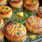 Garlic Lemon Butter Seared Scallops Recipe