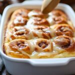 Glazed Cinnamon Roll Cake Recipe