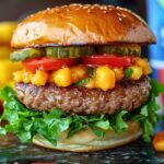 Mango Salsa Turkey Burger Recipe