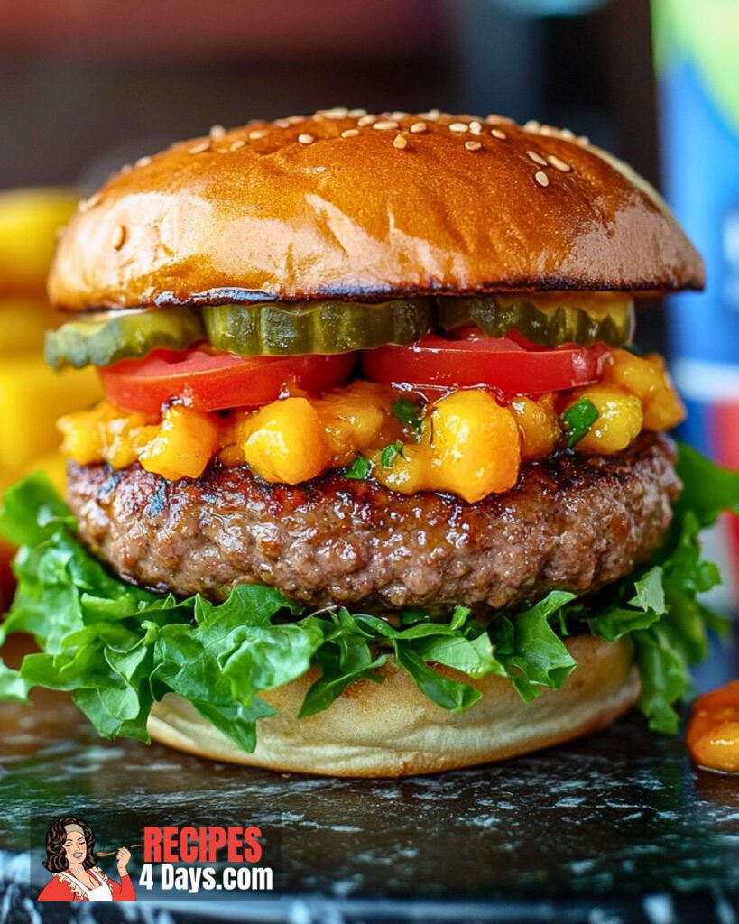 Mango Salsa Turkey Burger Recipe