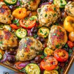 Mediterranean Chicken Sheet Pan Dinner Recipe