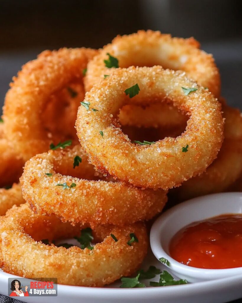 Mozzarella Stick Onion Rings Recipe