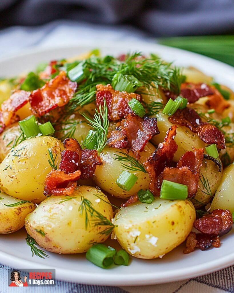 New Potatoes with Bacon & Herbs Recipe