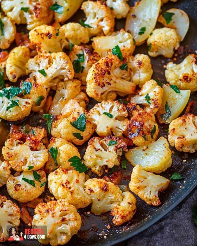 Oven Roasted Cauliflower