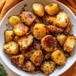 Parmesan Herb Crusted Roasted Potatoes Recipe