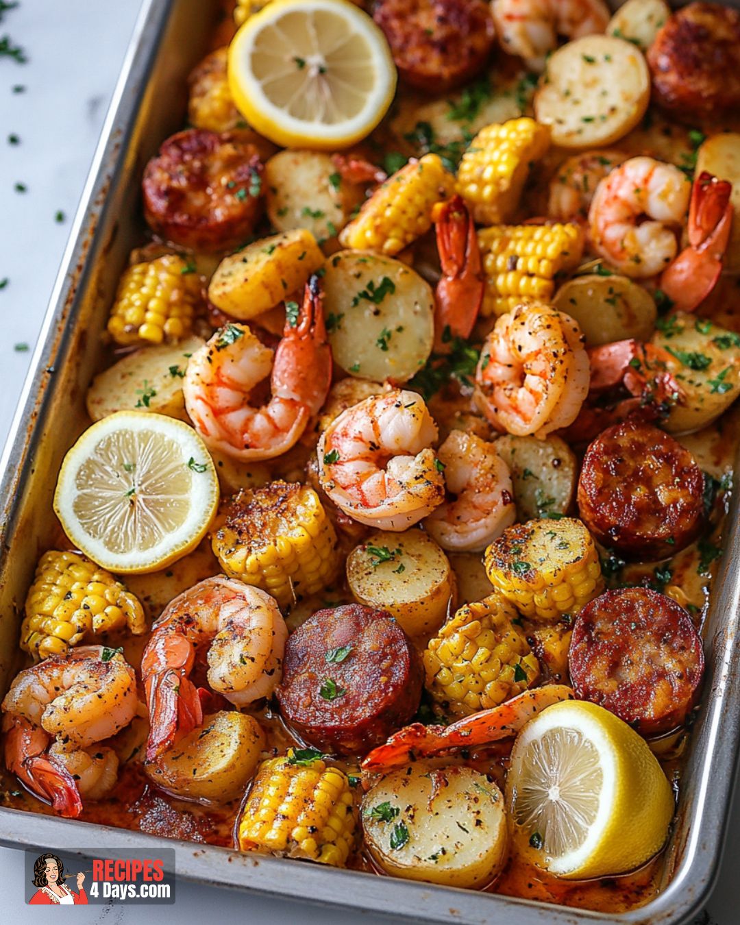 Sheet Pan Shrimp Boil Recipe