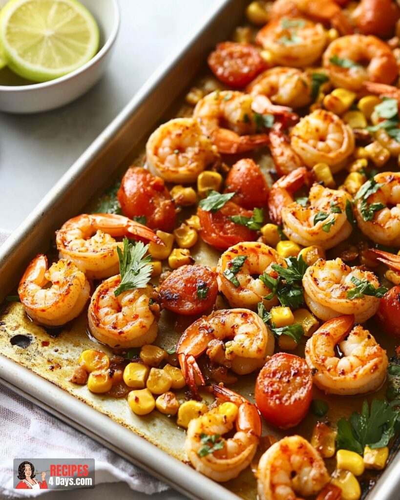 Spicy Shrimp Sheet-Pan Dinner Recipe