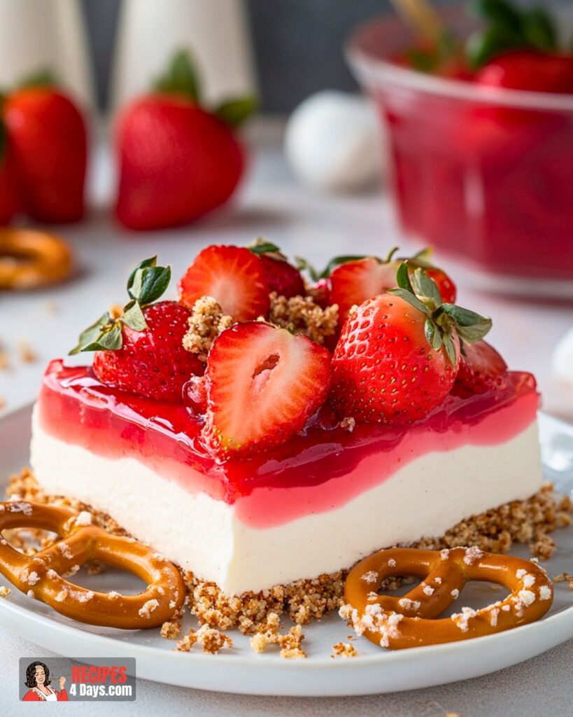 Strawberry Pretzel Salad Recipe