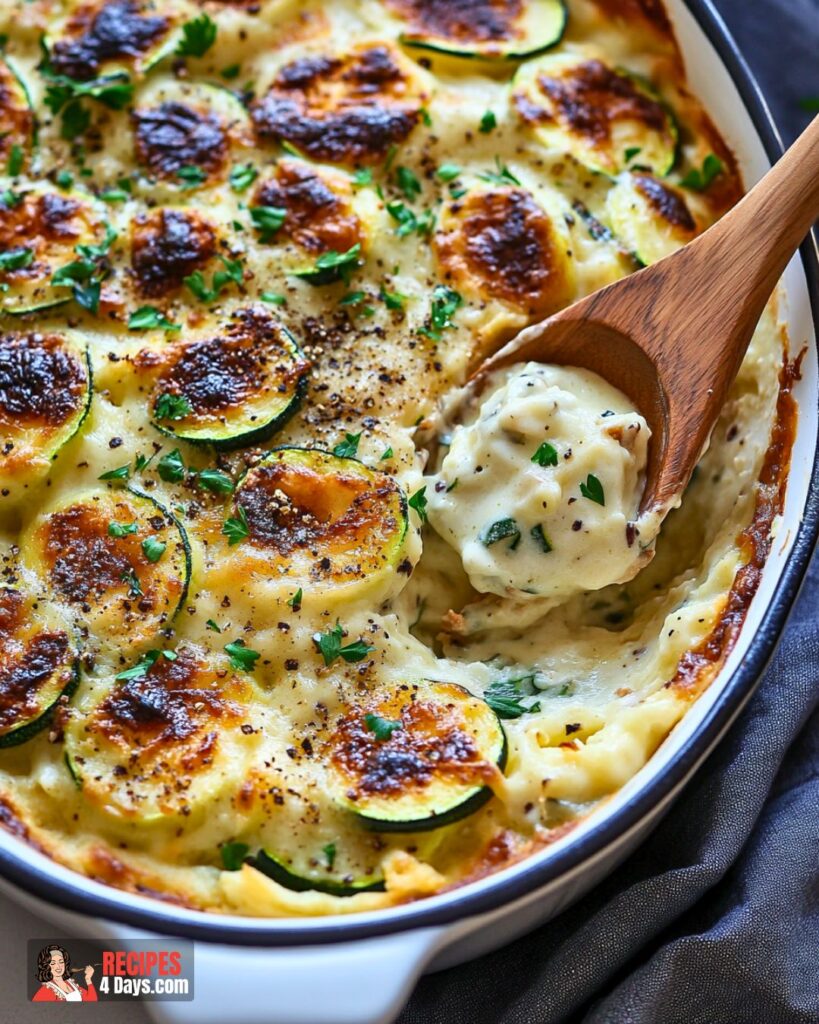 Zucchini Alfredo Bake (2)