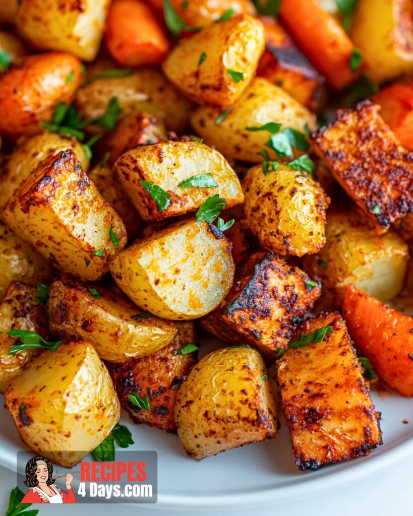 Air Fryer Potatoes and Carrots Recipe