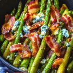 Asparagus with Blue Cheese and Bacon Recipe