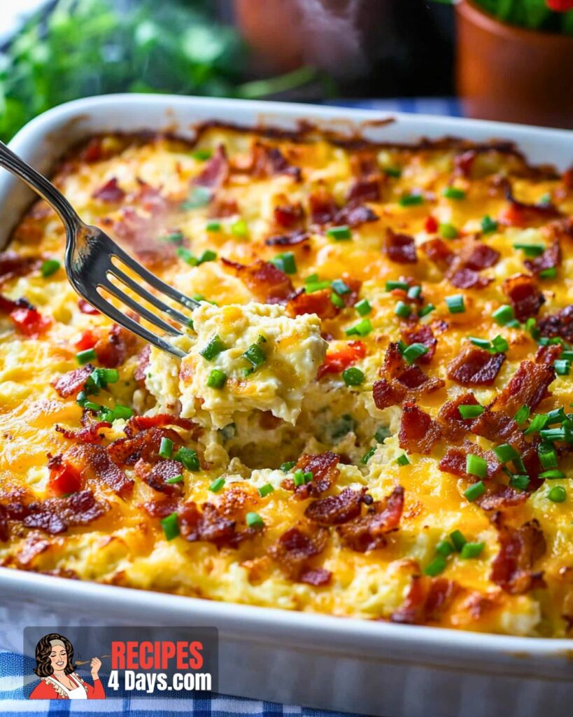 Bacon Hashbrown Breakfast Casserole