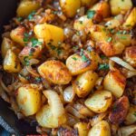 Best Skillet Fried Potatoes and Onions Recipe