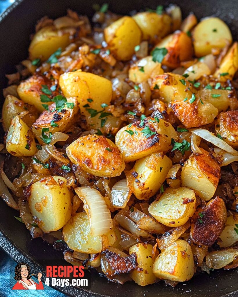 Best Skillet Fried Potatoes and Onions Recipe