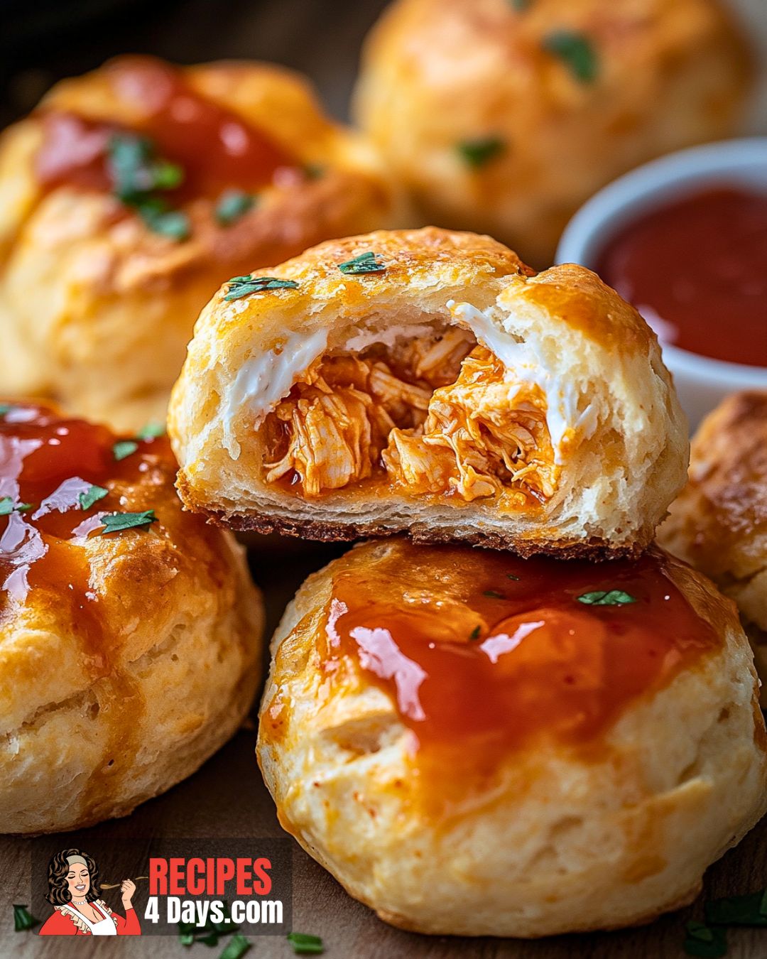 Buffalo Chicken Biscuit Bombs Recipe