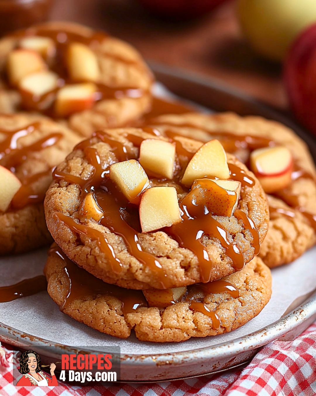 Caramel Apple Cookies Recipe