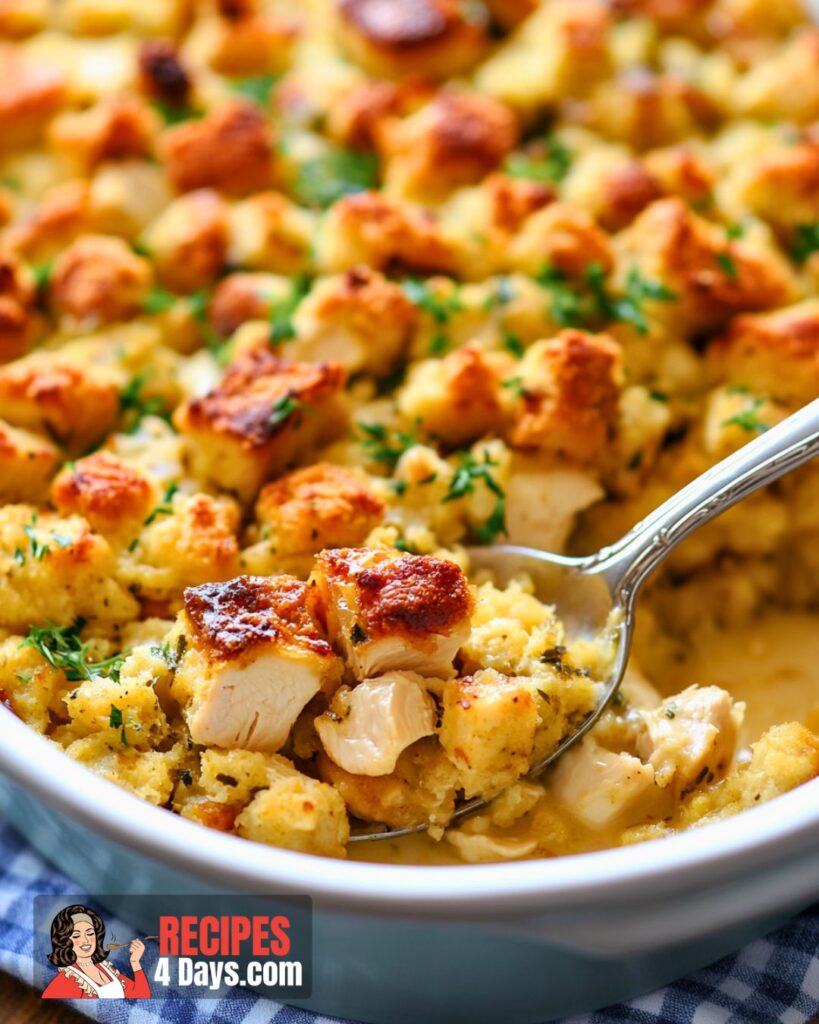 Chicken Stuffing Bake Recipe