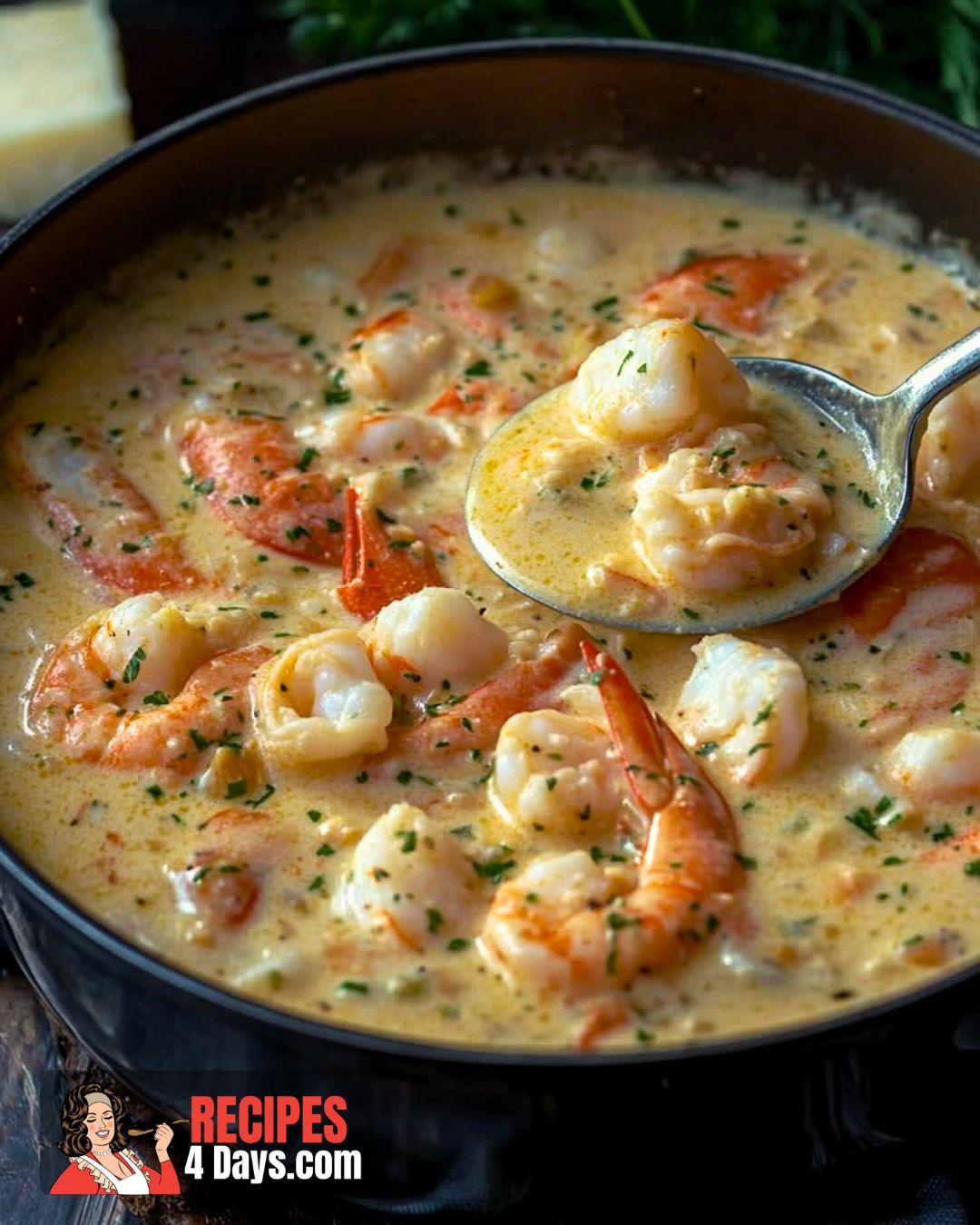 Creamy Shrimp & Crab Bisque Recipe