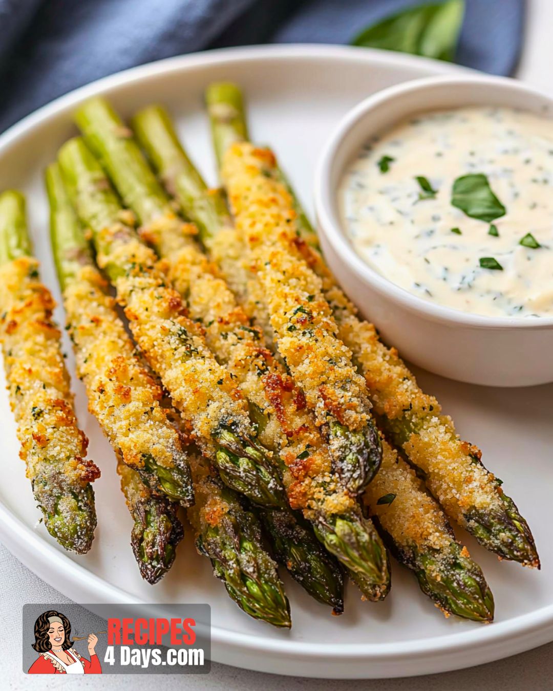 Herbed Parmesan Asparagus Fries Recipe