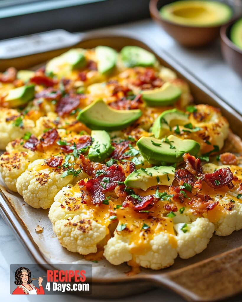 Loaded Cauliflower Steaks Recipe