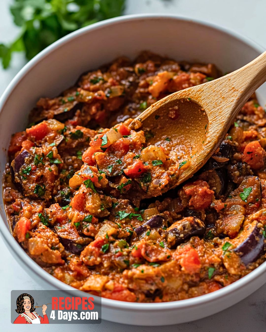 Moroccan Zaalouk ( Eggplant Salad) Recipe