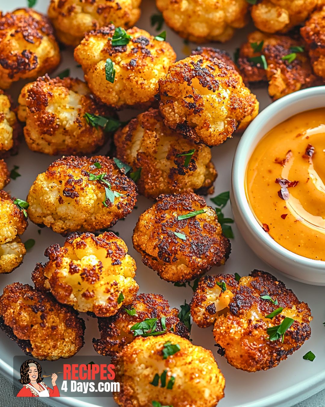 Oven Crispy Cauliflower Bites Recipe