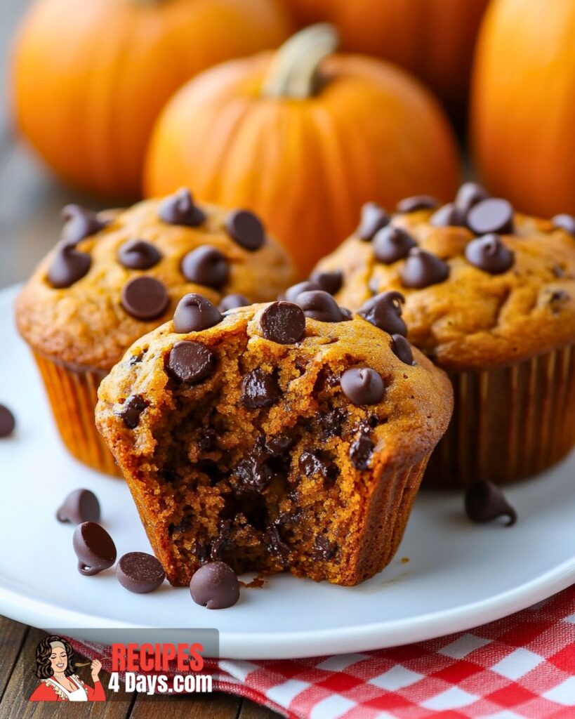 Pumpkin Chocolate Chip Muffins