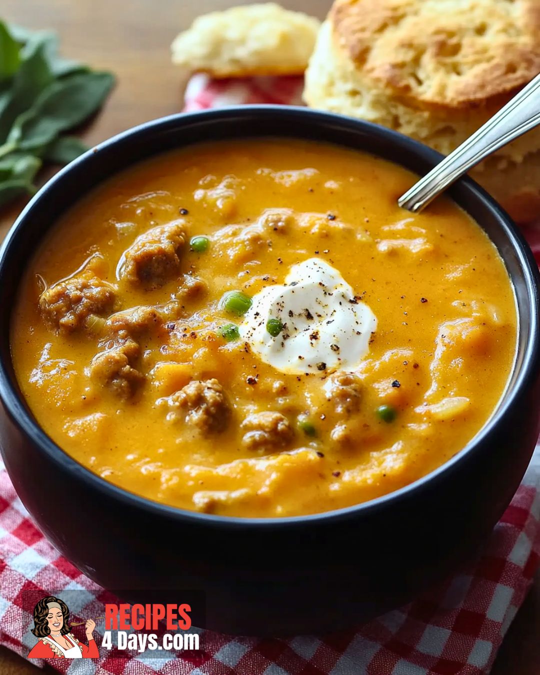 Pumpkin Sausage Soup Recipe