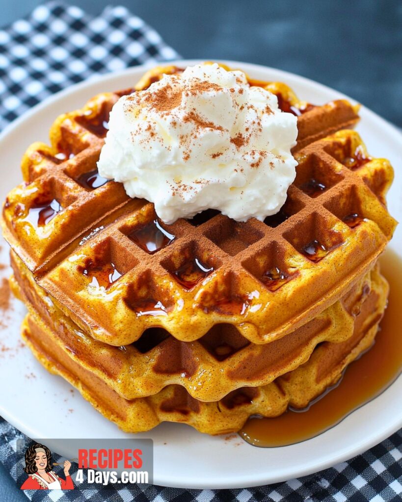 Pumpkin Waffles Recipe