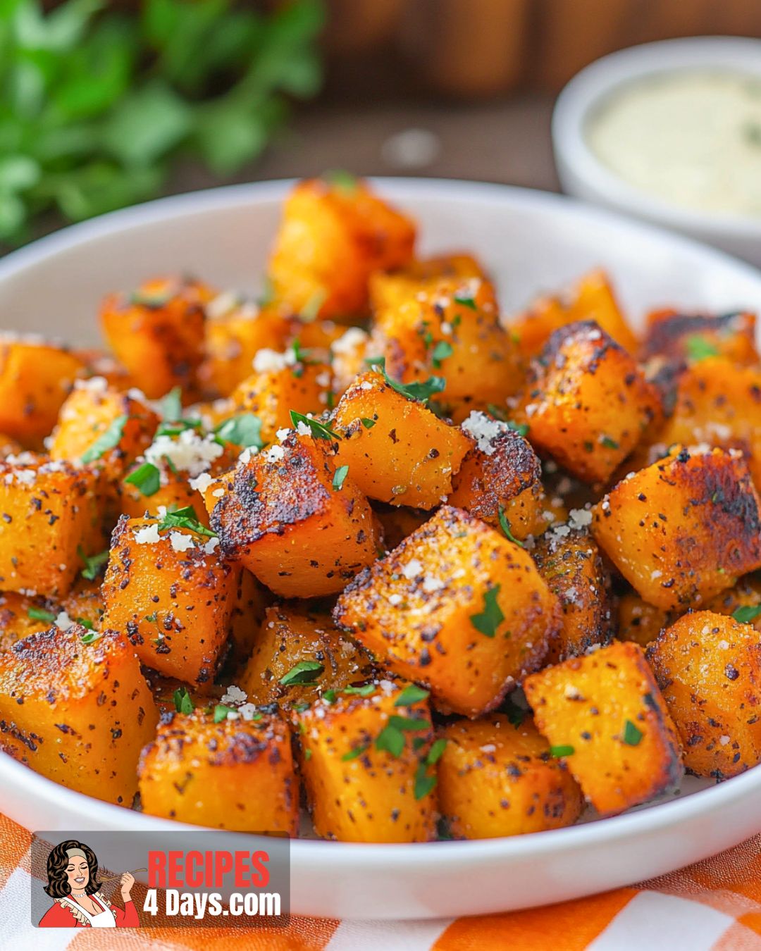 Roasted Pumpkin with Herbs Recipe