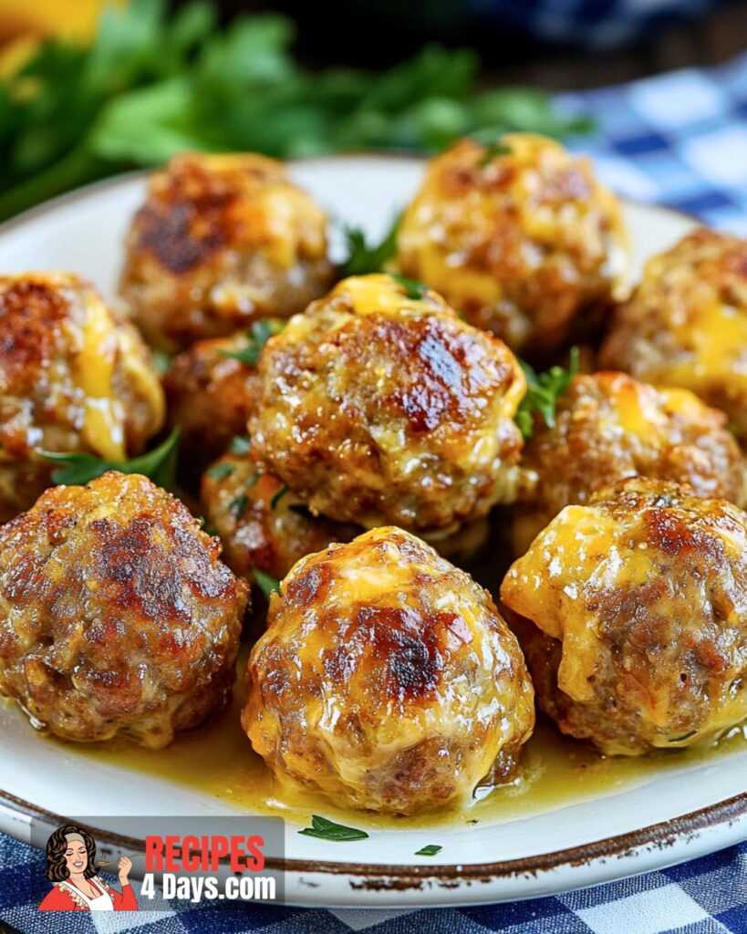 Sausage Crescent Cheese Balls Recipe