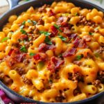 Skillet Bacon Cheeseburger Casserole Recipe