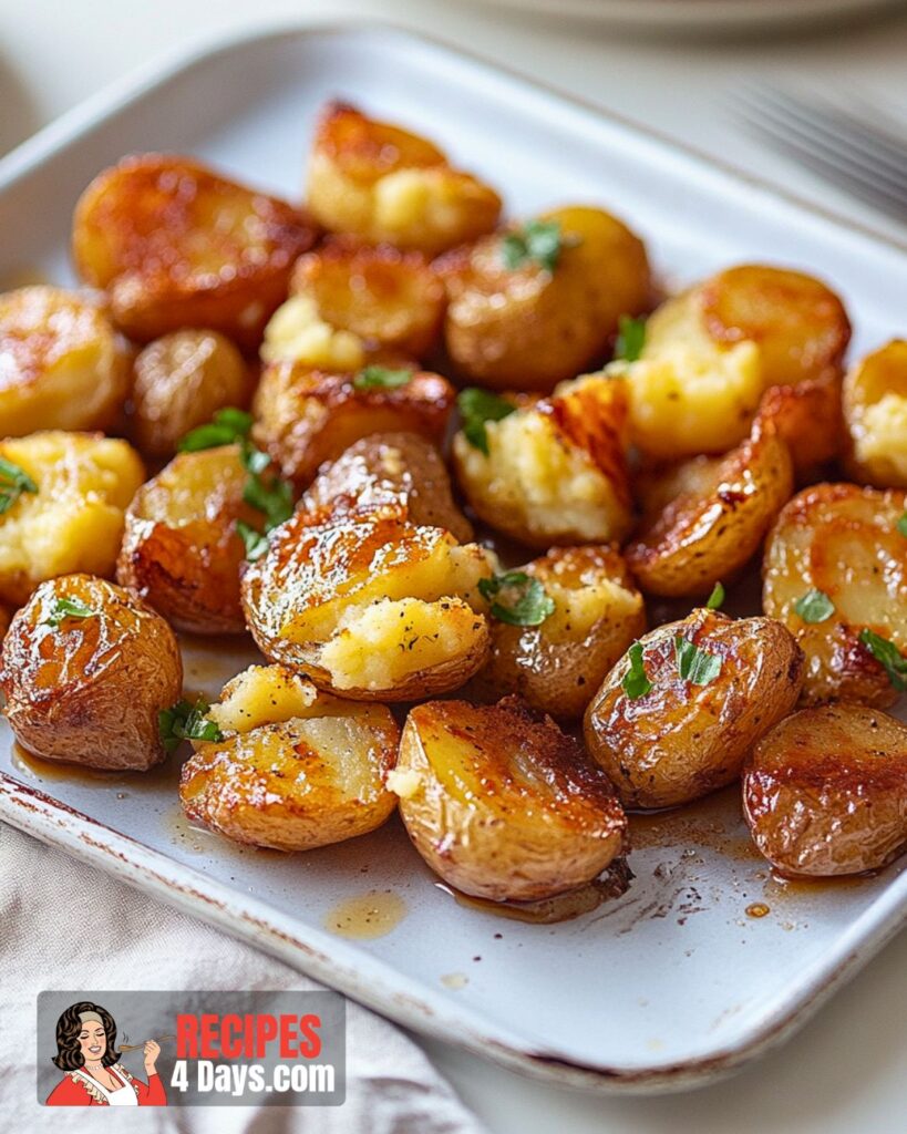 Smashed and Crispy Yukon Gold Potatoes