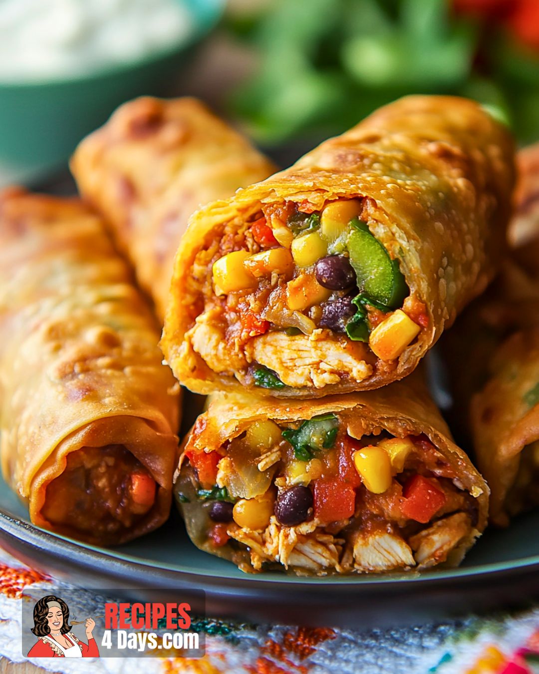 Southwest Chicken Egg Roll Recipe