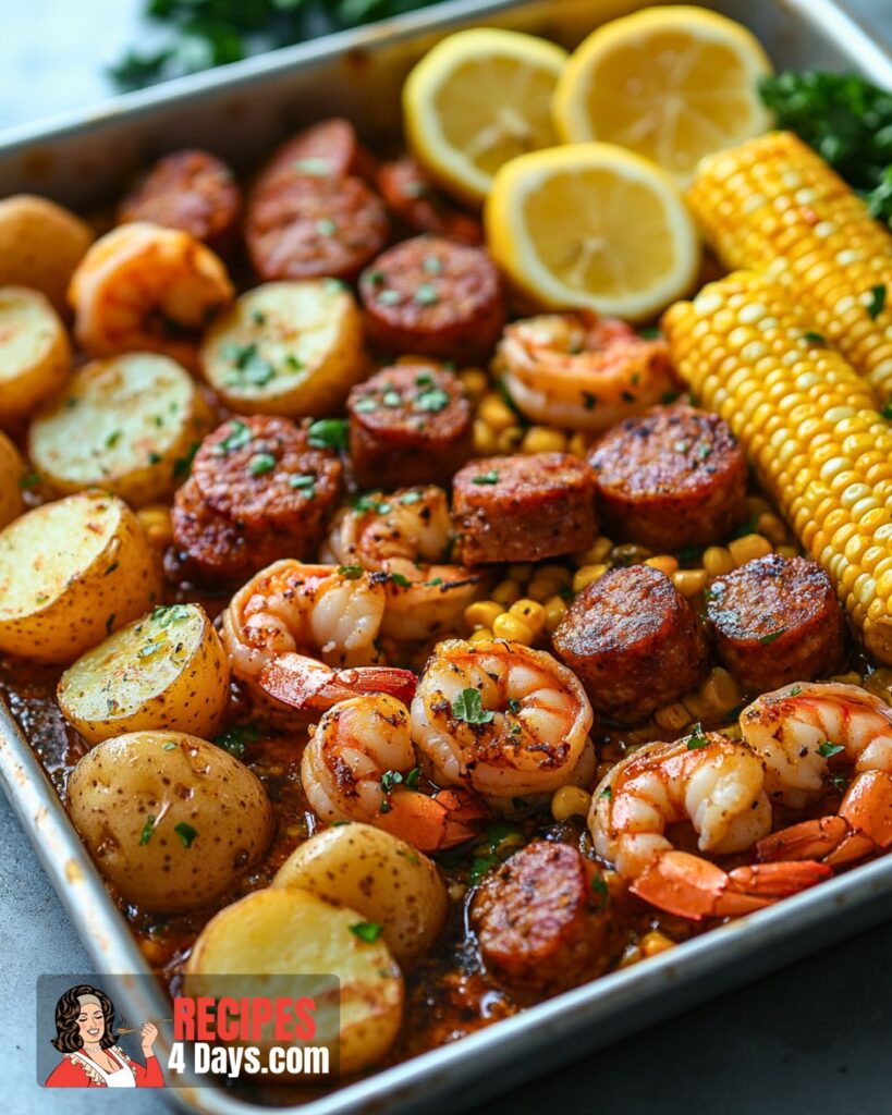 Super Easy Sheet Pan Shrimp Boil Recipe