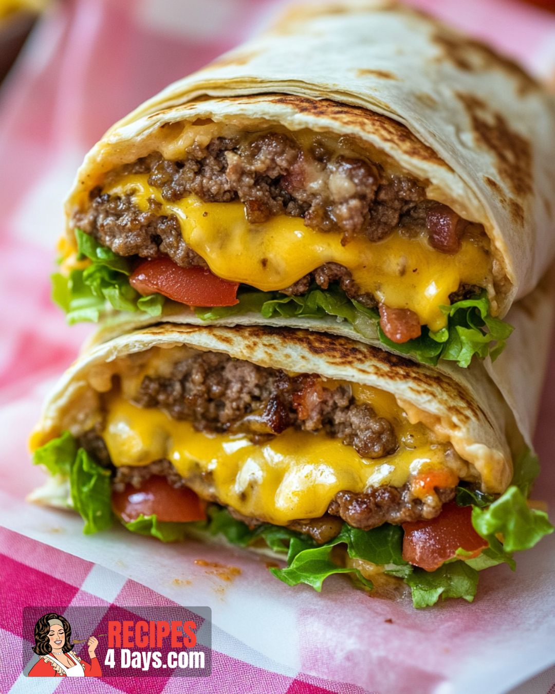 Bacon Cheeseburger Wraps Recipe