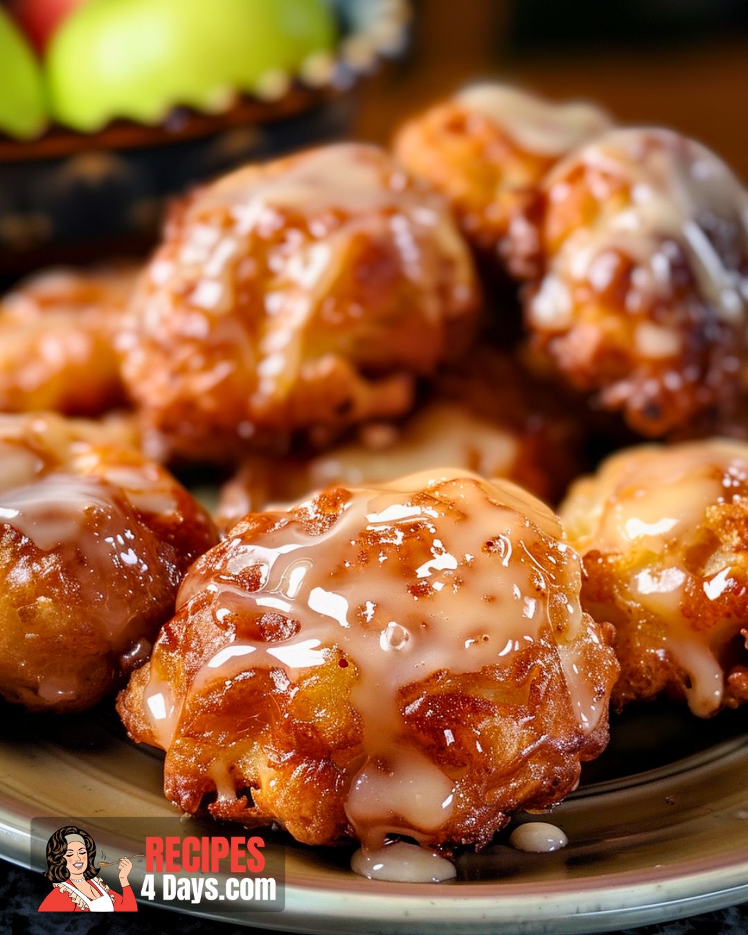 Healthy Baked Apple Fritters