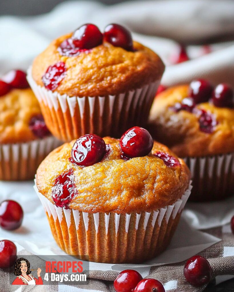 Cranberry Pumpkin Muffins