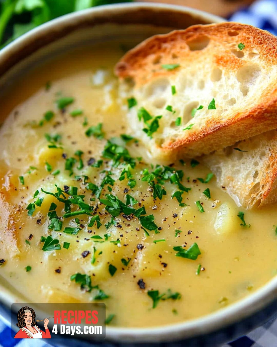 Creamy Potato Leek Soup Recipe