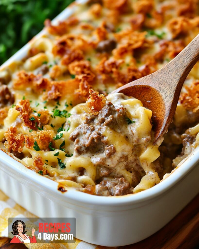 French Onion Beef Casserole Recipe