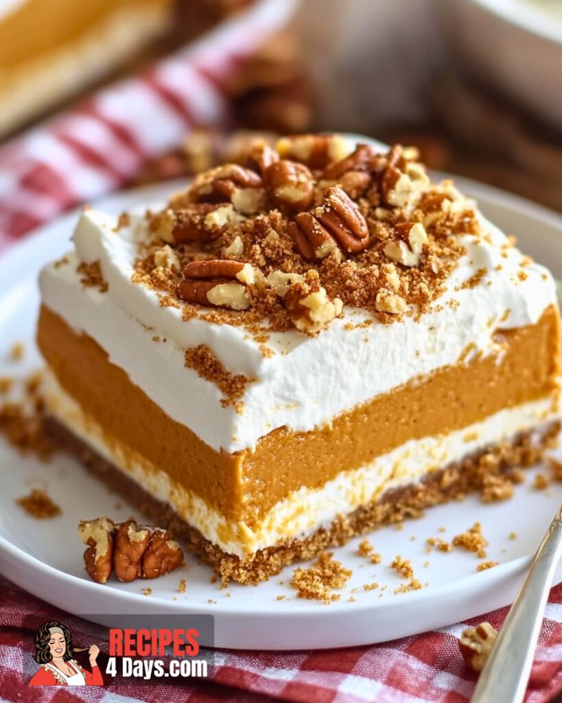 Layered Pumpkin Dessert Recipe