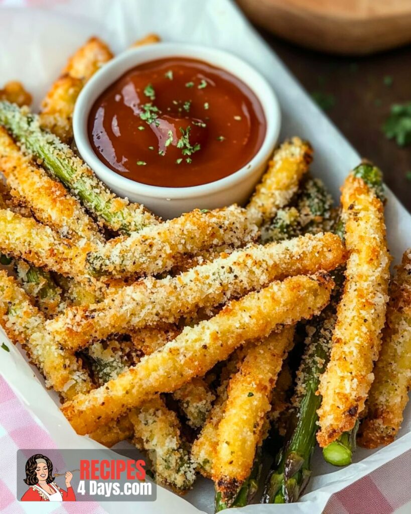 Parmesan Asparagus Fries Recipe