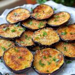 Parmesan Garlic Baked Eggplant Recipe