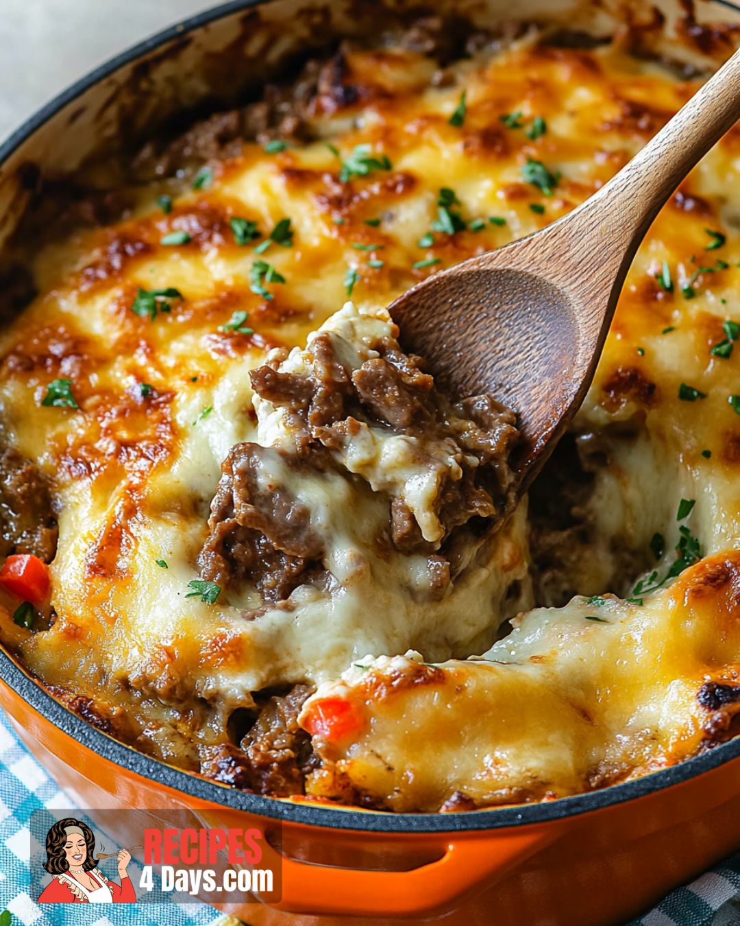 Philly Cheesesteak Bake Recipe