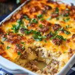 Sausage Hash Brown Breakfast Casserole Recipe