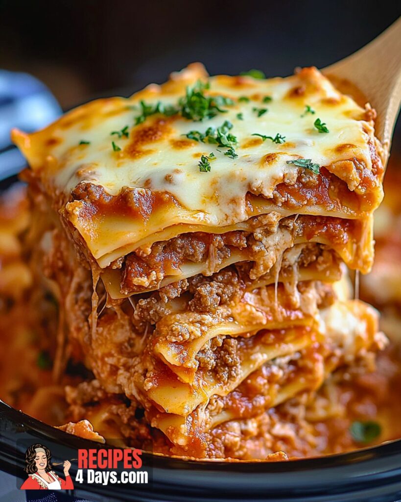 Southern Crock Pot Lasagna Recipe