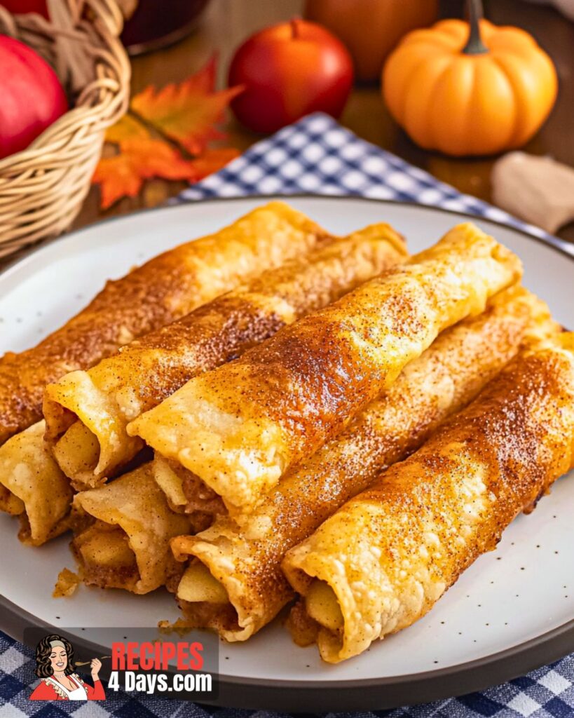 Making Air Fryer Apple Pie Taquitos